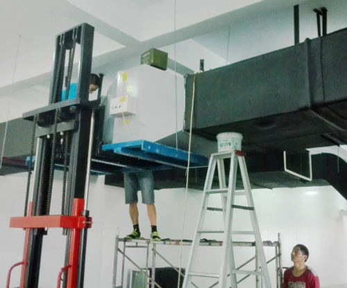 渝中送风主管道杀菌消毒装置